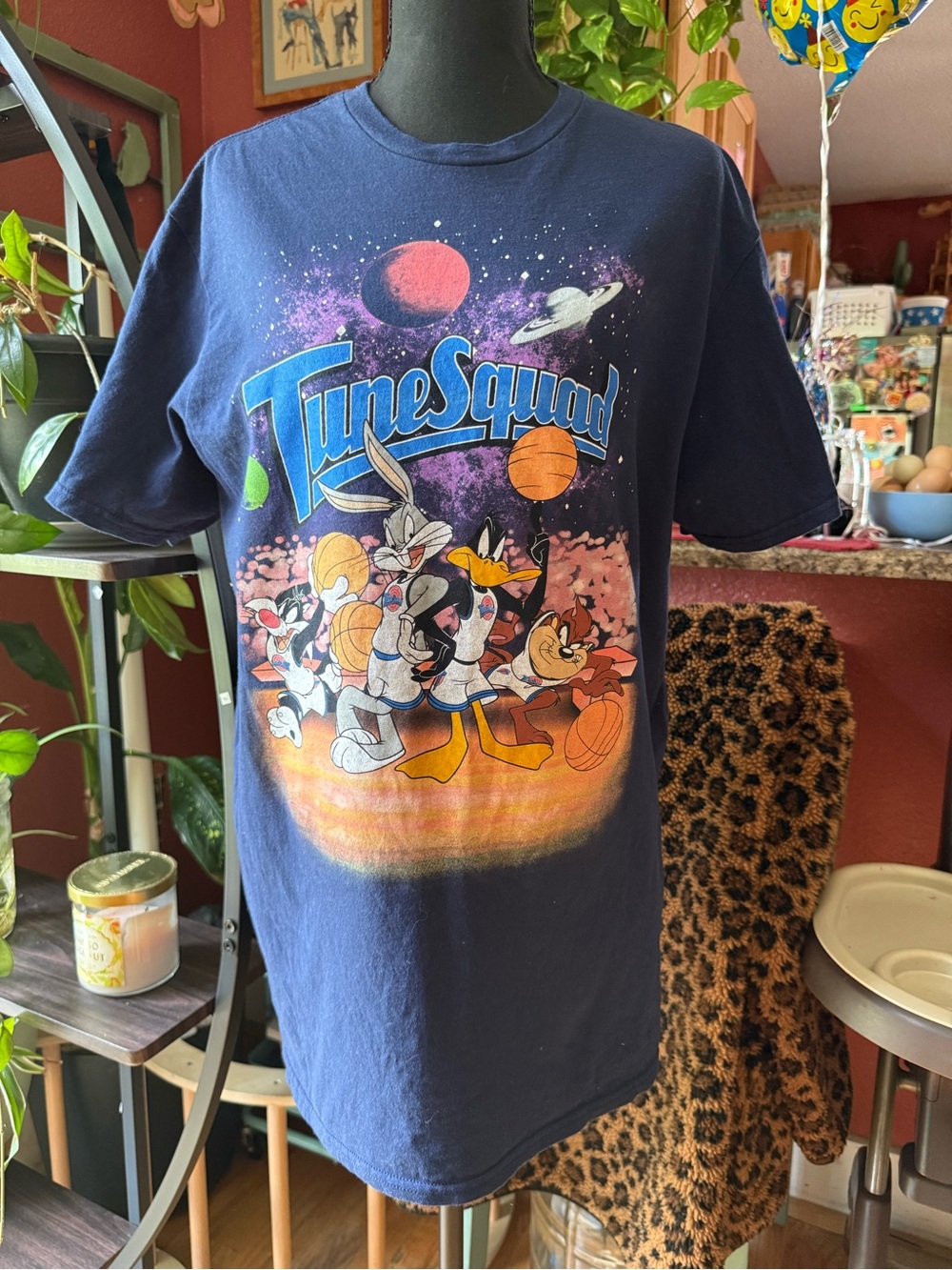 Looney Tunes TuneSquad Graphic Tee - Navy Blue
